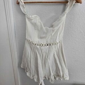 Women's Fashion Nova White Romper